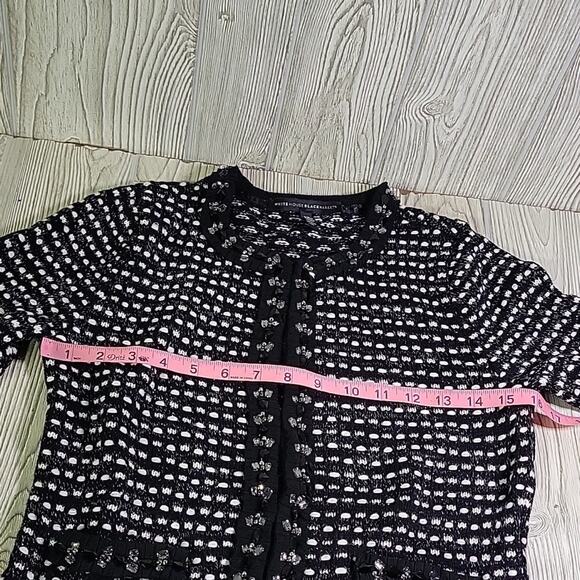 White House Black Market Embellished Sweater Jacket Womens Size XS - Picture 7 of 9